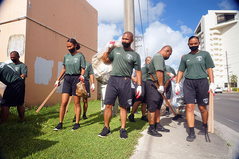 Volunteers show island pride with islandwide cleanup